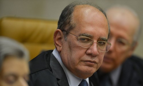 O ministro Gilmar Mendes, durante julgamento da validade de prisão em segunda instância