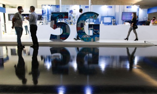 Digital Day, exposição de tecnologia 5G, acontece no Salão Negro do Congresso Nacional