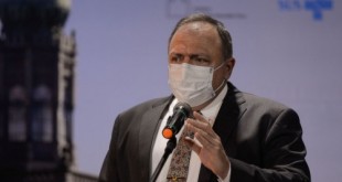 O ministro da Saúde, Eduardo Pazuello durante cerimônia de divulgação do edital de licitação do Complexo Industrial de Biotecnologia em Saúde-CIBS, na Fiocruz.