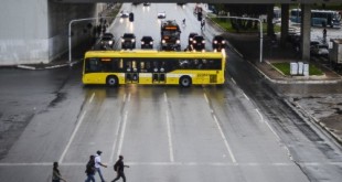 Trânsitol próximo a rodoviária central de Brasília