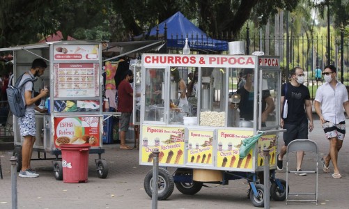 Movimento do comércio de rua durante a flexibilização do isolameto social no Rio de Janeiro