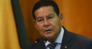 O vice-presidente da República, Hamilton Mourão, participa da abertura do seminário “Agro em Questão”.