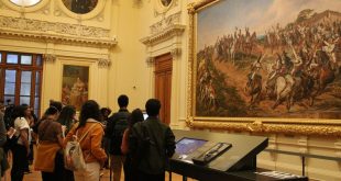 Quadro “Independência ou Morte!”, do pintor Pedro Américo, no Museu do Ipiranga, na Vila Monumento.