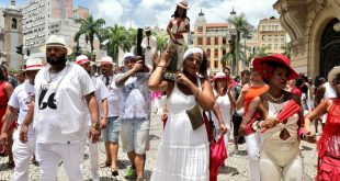 2º Procissão do Zé Pelintra saindo do santuário nos Arcos da Lapa e finalizando na Cinelândia, no centro da cidade, com um ato contra a intolerância religiosa.