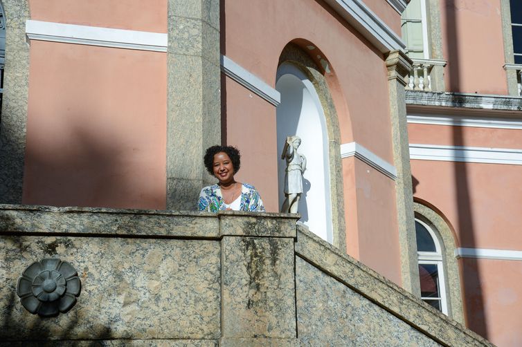 Rio de Janeiro (RJ), 16/03/2023 – A diretora-geral do&nbsp;Arquivo Nacional, Ana Flávia Magalhães Pinto concede entrevista à Agência Brasil. Foto: Tomaz Silva/Agência Brasil