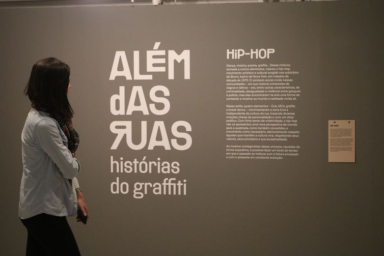 São Paulo (SP), 24/05/2023 - Exposição Além das ruas: histórias do graffiti, com curadoria de Binho Ribeiro, no Itaú Cultural da Avenida Paulista. Foto: Rovena Rosa/Agência Brasil