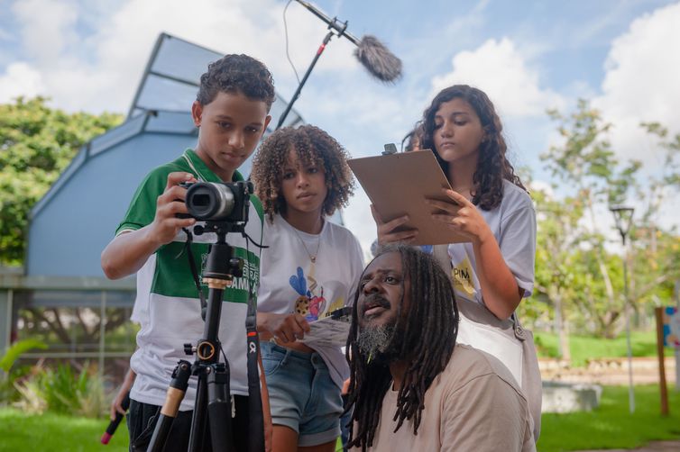 Brasília (DF) - Alunos em Camaçari (BA) de escolas públicas brasileiras mostram curtas na Alemanha. Foto: Camilo Lobo/Divulgação