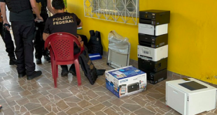 Rio de Janeiro (RJ) - Na manhã desta terça-feira, 6/6, a Polícia Federal deflagrou a Operação Carcará, com o objetivo de desmantelar um laboratório gráfico dedicado à falsificação de cédulas falsas para posterior comercialização pela organização criminosa investigada.Foto: Policia Federal/Divulgação