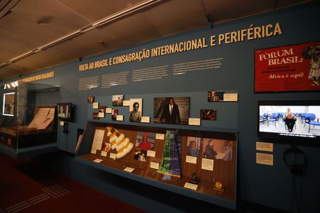 São Paulo (SP), 19/07/2023 - Itaú Cultural apresenta a obra e a vida de Milton Santos, um dos pensadores que revolucionou a geografia brasileira. Foto Paulo Pinto/Agência Brasil