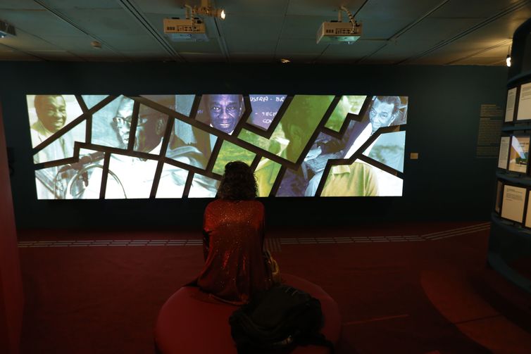 São Paulo (SP), 19/07/2023 - Itaú Cultural apresenta a obra e a vida de Milton Santos, um dos pensadores que revolucionou a geografia brasileira. Foto Paulo Pinto/Agência Brasil