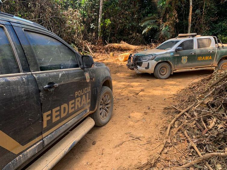 Sinop (MT) - A Polícia Federal, em ação conjunta com o Ibama e o ICMBio, realizou operação de combate à extração ouro e desmatamento ilegais no Parque Nacional do Juruena (PNJu), em Nova Bandeirantes, região norte do estado de Mato Grosso. A Operação Ibi-Çoroc foi deflagrada no dia 1/8 e teve os trabalhos estendidos até no final da tarde desta quinta-feira, dia 3/4. Foto: Policia Federal/Divulgação