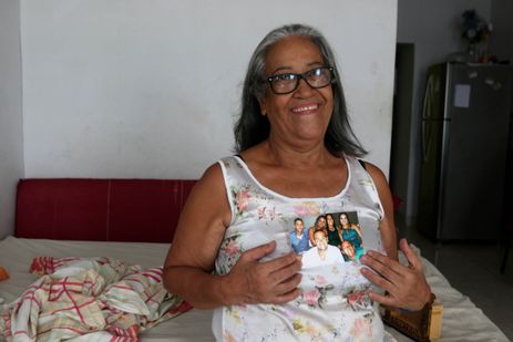 Rio de Janeiro (RJ), 29/02/2024 - Elci da Silva Freitas, moradora do edifício, em seu apartamento. Ocupação Manoel Congo, no centro do Rio, deve ser regularizada pelo Minha Casa Minha Vida (MCMV) neste semestre. Foto: Tânia Rêgo/Agência Brasil